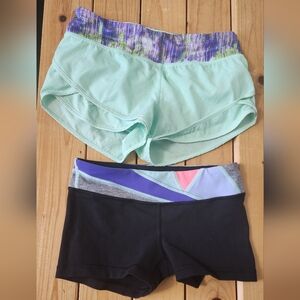 Ivivva Set of 2 Colorful Athletic Shorts Size 10